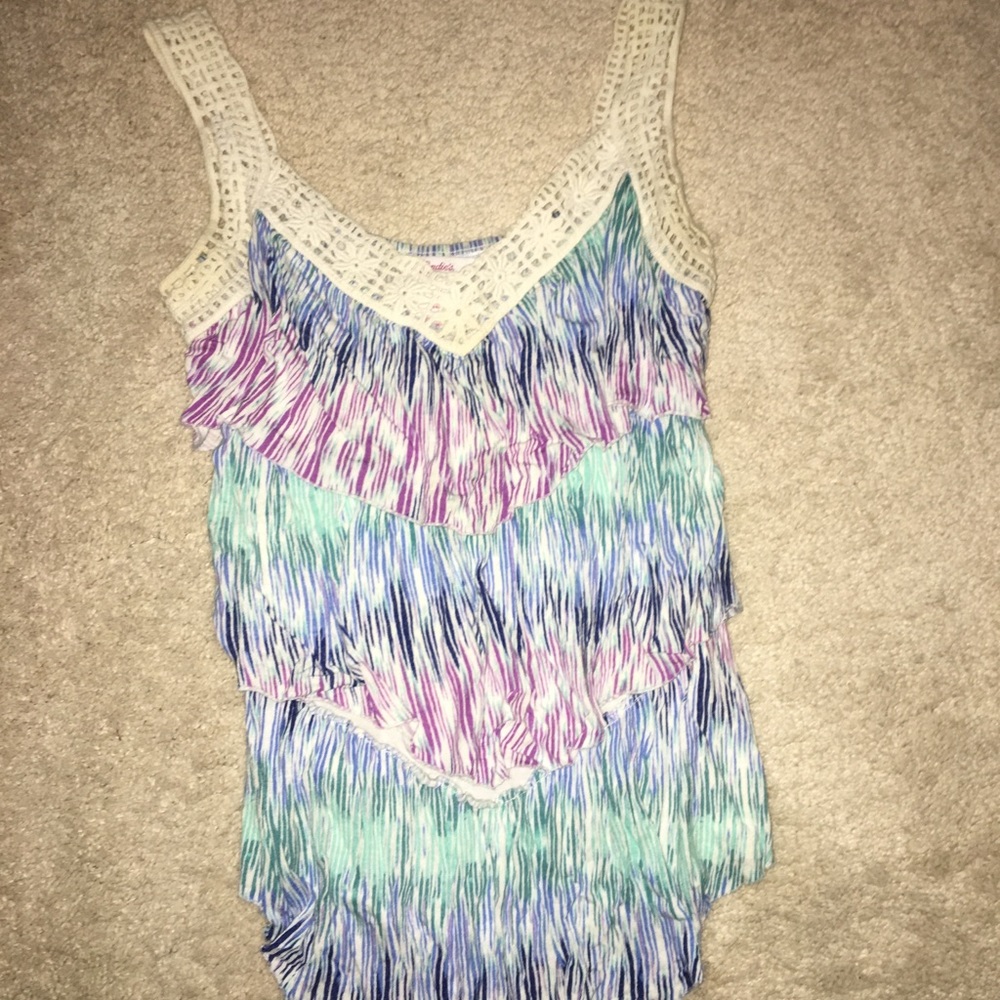 Multi colored top
